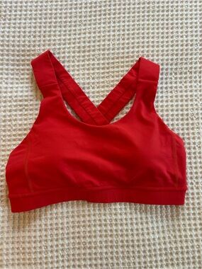 lululemon athletica Hot Pink Cross-Back Sports Bra